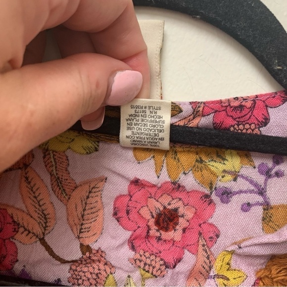 Anthropologie Raga Wild Gardens Peasant Blouse - Picture 7 of 10